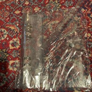 Transparent A5 Ring Planner Agenda